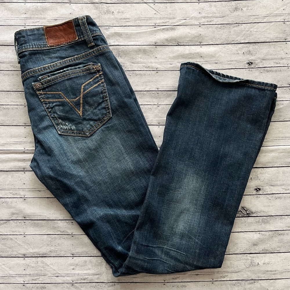 Vigoss distressed fit bootcut flare jeans